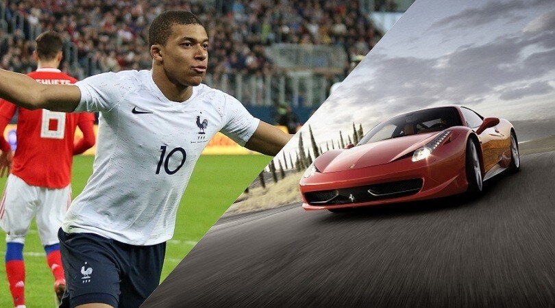 Mbappé senza patente ma in garage ha già Ferrari e Audi!