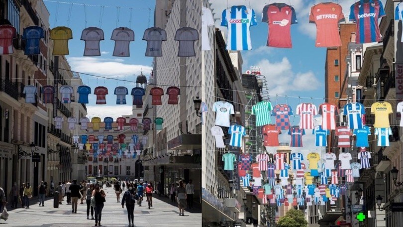 Madrid, le vie dello shopping dedicate alla ripresa della Liga