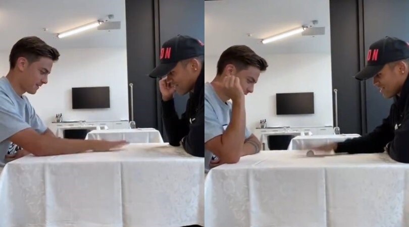 Juve, ecco il nuovo gioco di Dybala e Douglas Costa: chi vincerà?