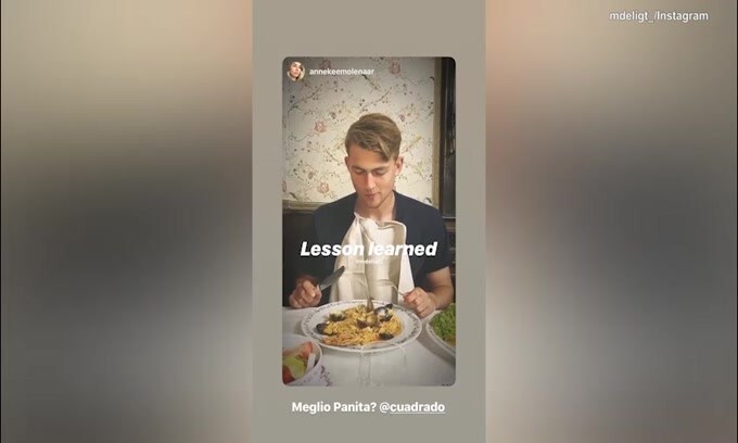 Juve, immediata la riposta di De Ligt a Cuadrado