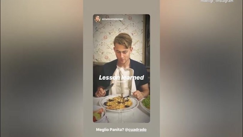 Juve, immediata la riposta di De Ligt a Cuadrado