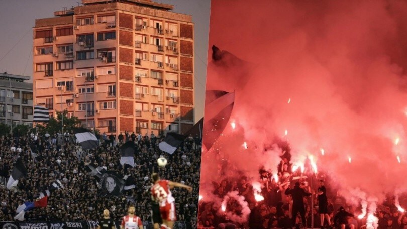 Partizan Belgrado-Stella Rossa, solito derby infuocato: immagini pazzesche