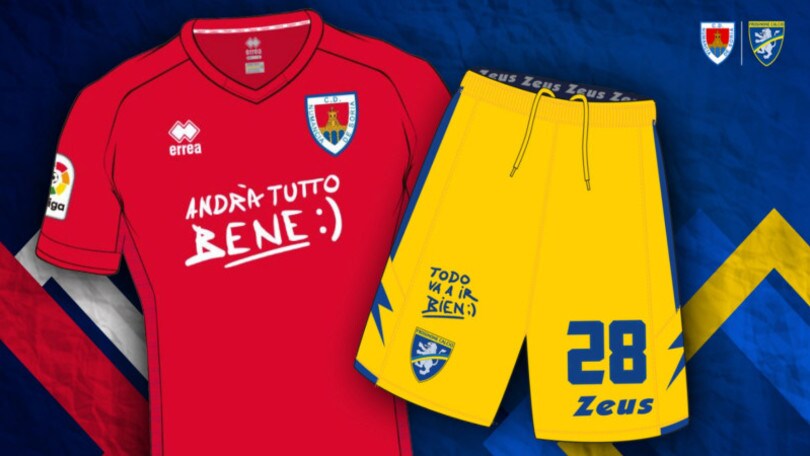 Frosinone-Numancia, via all'iniziativa "Andrà tutto bene"