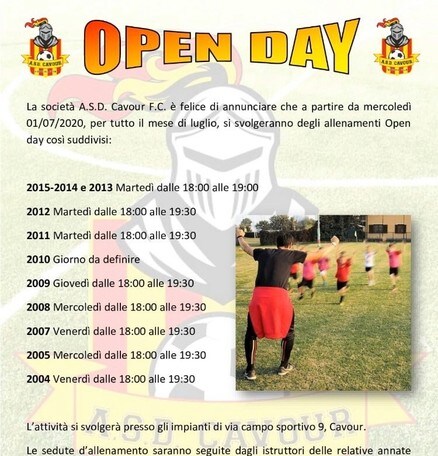 Il Cavour non va in vacanza: largo agli open day