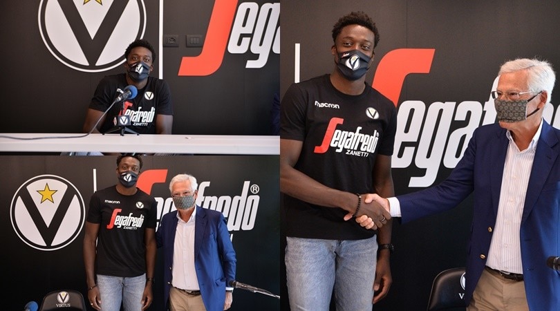 Virtus Bologna, la presentazione di Abass: "Voglio migliorare ancora"