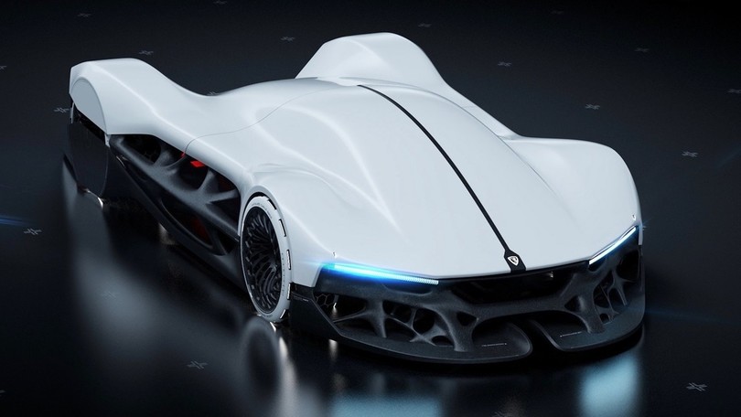 Rimac Scalatan Vision, l'auto elettrica del 2080