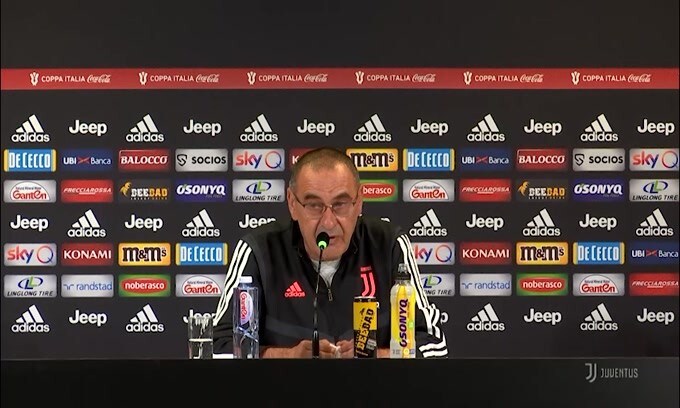 Sarri: "CR7, il talento è cristallino e la posizione non conta"