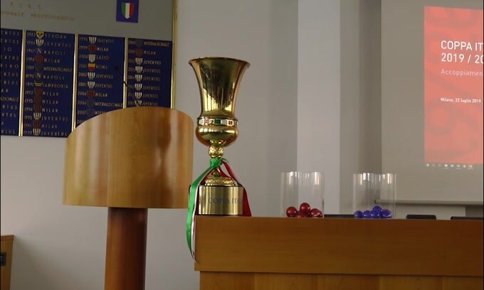 Coppa Italia, premiazione atipica