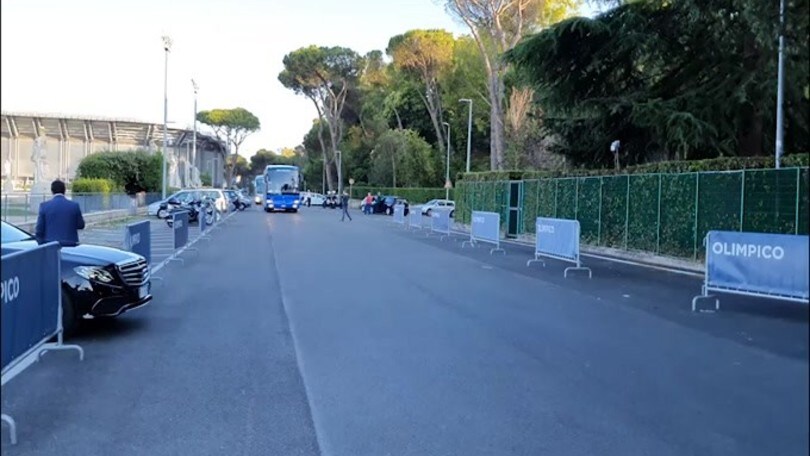 Coppa Italia, il Napoli arriva allo stadio