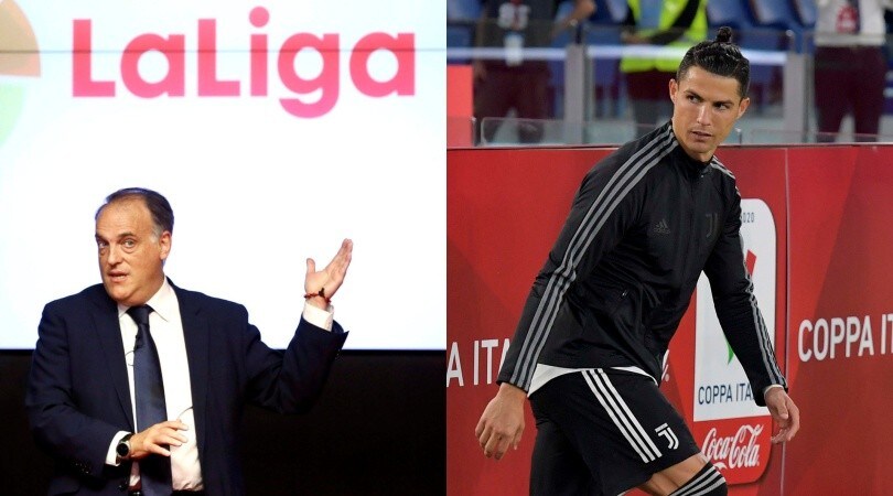 Tebas attacca Ronaldo: "Ha lasciato la Liga, non ce ne siamo neanche accorti"