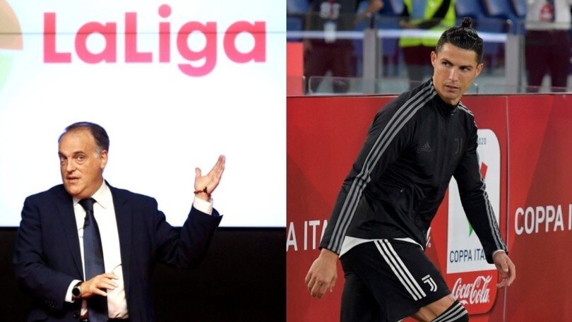 Tebas attacca Ronaldo: "Ha lasciato la Liga, non ce ne siamo neanche accorti"