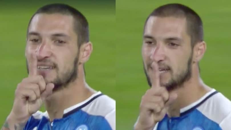 Politano, ecco il gesto diretto alla panchina della Juve