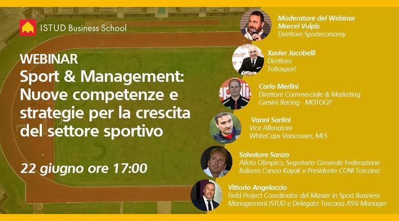 Webinar: nuove competenze e strategie per la crescita del settore sportivo