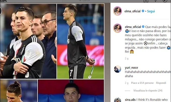 Ilaria D'Amico, frecciata alla sorella di CR7