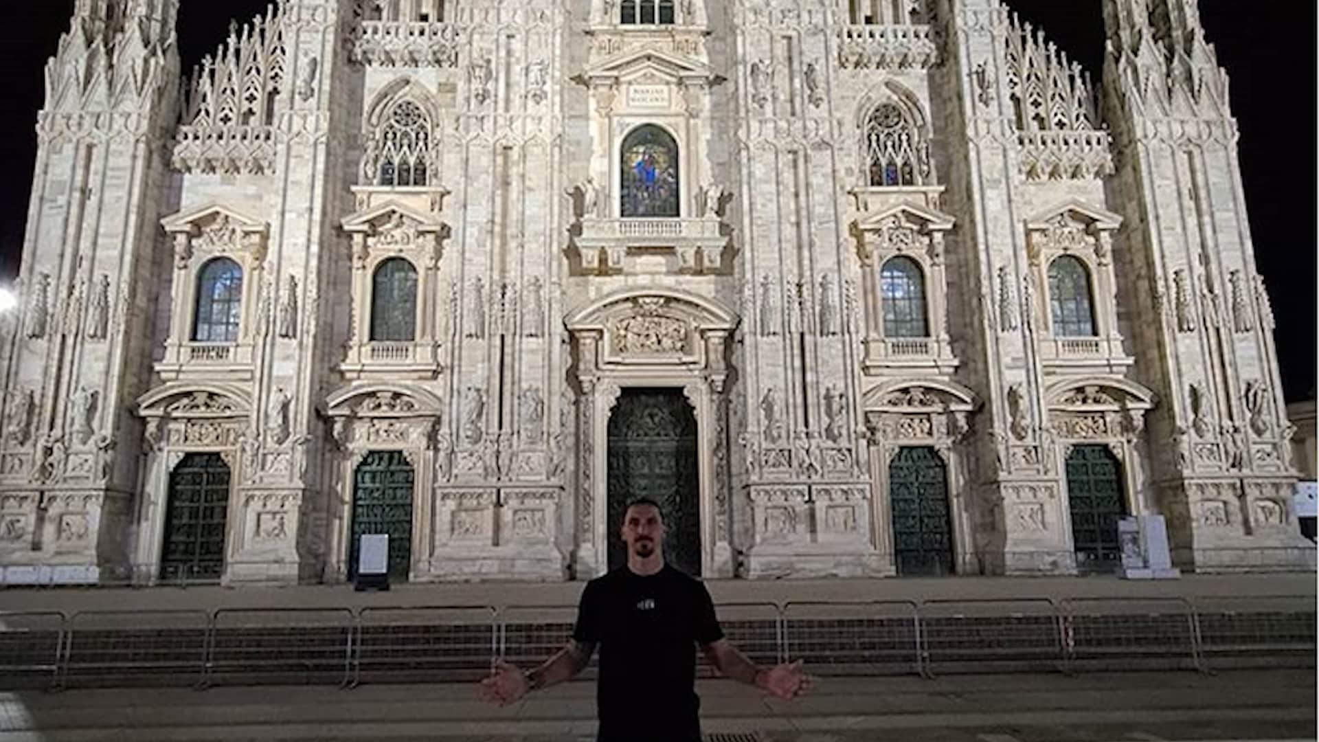 Milan, sotto il Duomo c'è...Zlatan Ibrahimovic