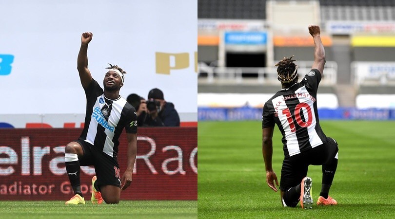 Saint-Maximin segna, poi si inginocchia per Floyd
