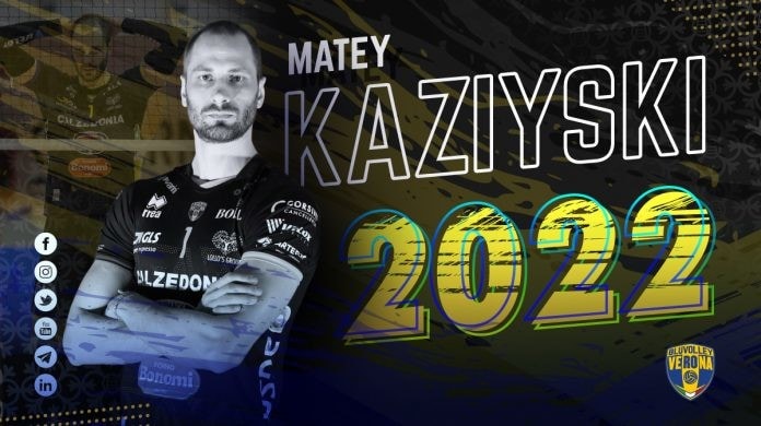 Matey Kaziyski a Verona anche per le prossime due stagioni