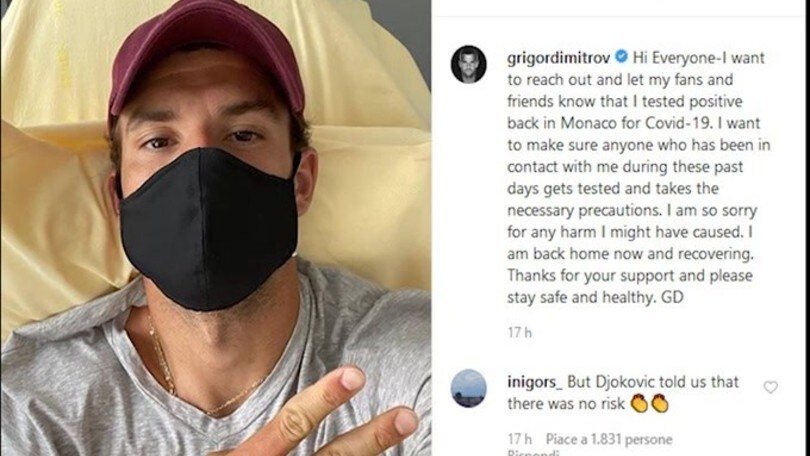 Coronavirus, rischio focolaio nel tennis