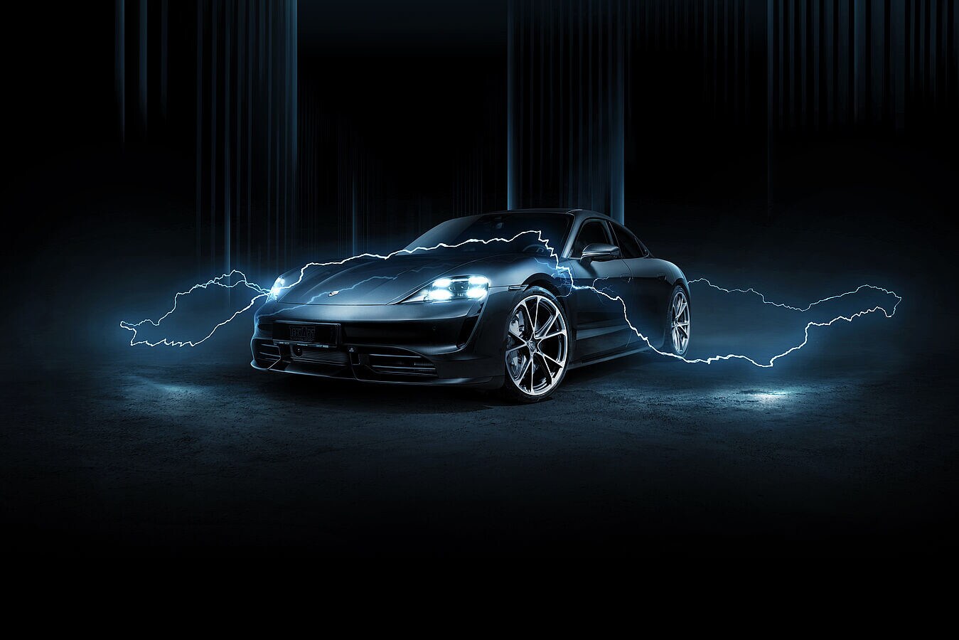 Porsche Taycan elettrizzata da Techart