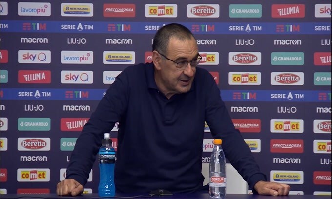 Sarri: "Reagito sul piano mentale, su quello fisico siamo in crescita"