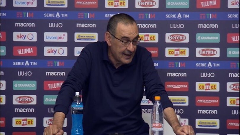 Sarri: "Il trio d'attacco? Crescita normale"