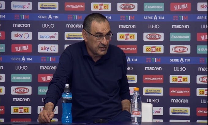 Sarri: "Le opinioni non contano, i fatti dicono che siamo primi"