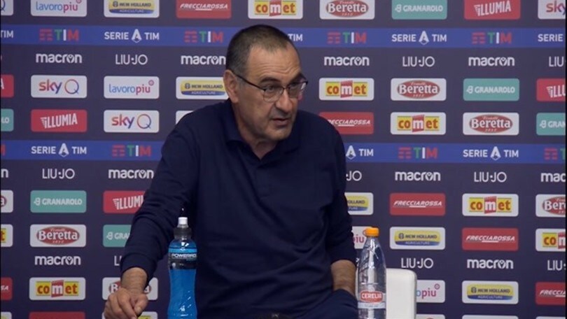 Sarri: "Le opinioni non contano, i fatti dicono che siamo primi"