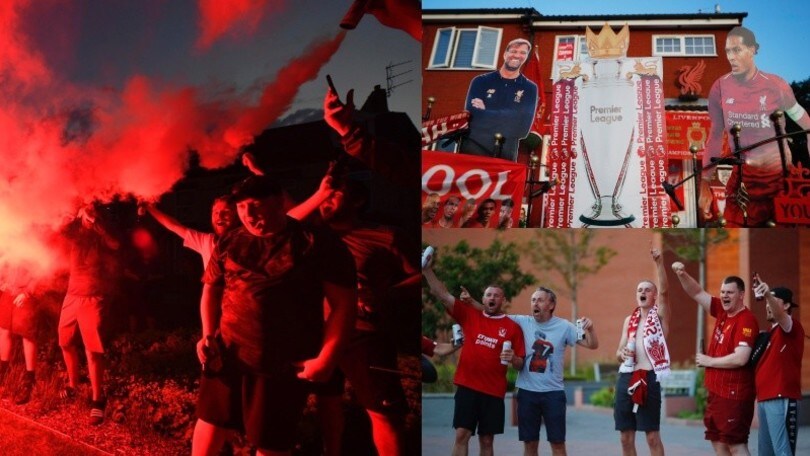 Liverpool campione: parte la festa dei tifosi
