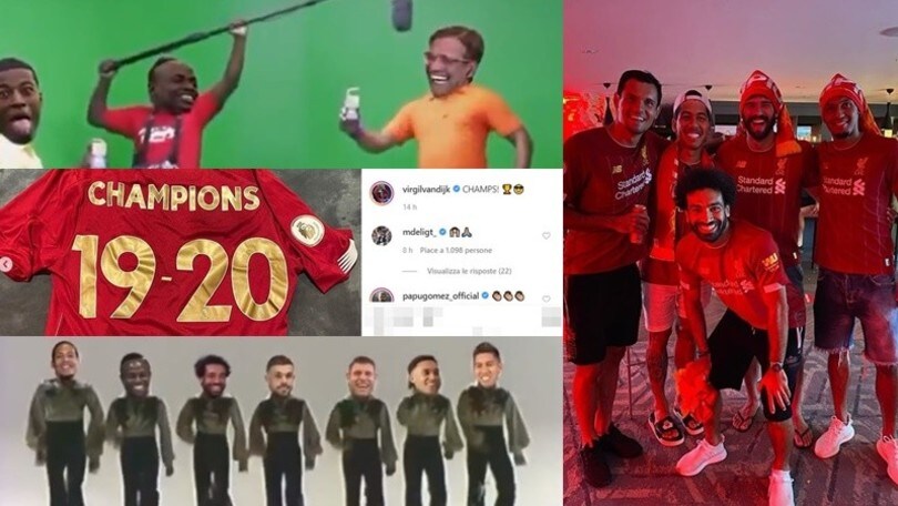 Il Liverpool festeggia sui social: De Ligt e Gomez rendono onore a Van Dijk