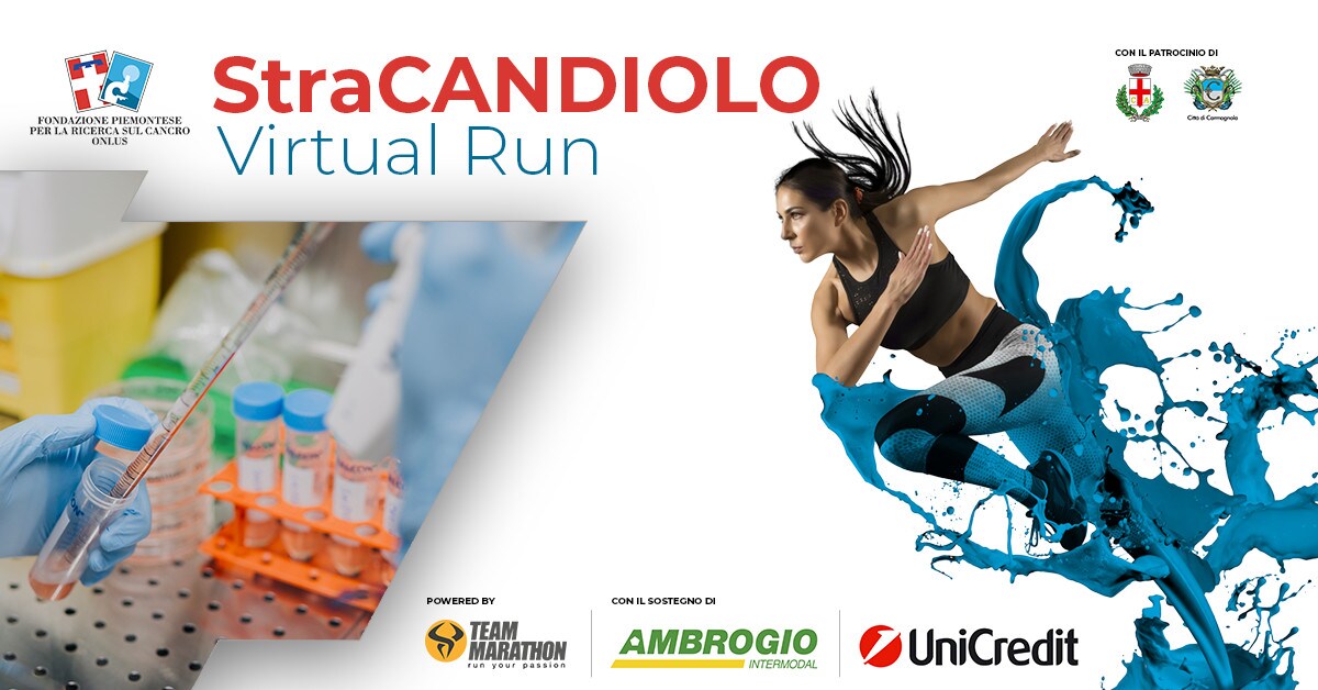 Aiuta la ricerca sul cancro correndo la Stracandiolo virtual run