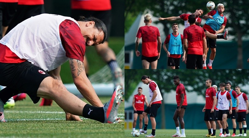 Il Milan a lezione da Ibra: è subito show in allenamento!
