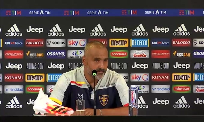 Liverani riprende il giornalista: "Espulso Lucioni, non Rispoli.."
