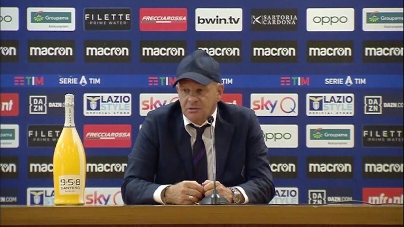 Iachini sulla Lazio: "In corsa fino alla fine per lo scudetto"