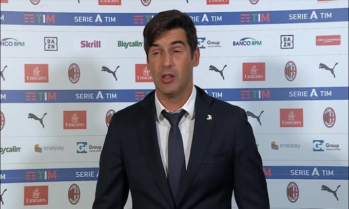 Fonseca: "Il Milan non ha creato nulla, abbiamo regalato la vittoria"