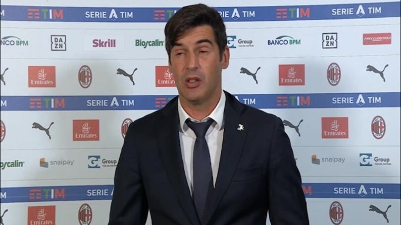 Fonseca: "Il Milan non ha creato nulla, abbiamo regalato la vittoria"
