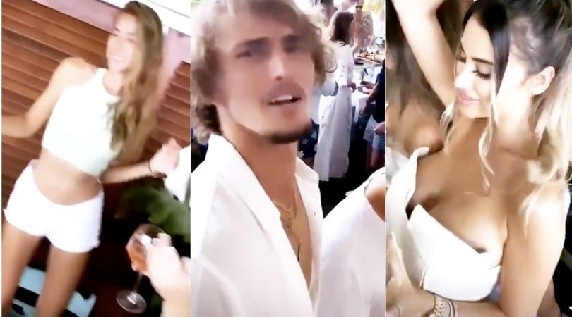 Zverev, che combini? Altra festa dopo l'Adria Tour
