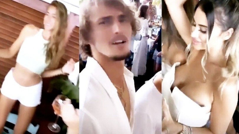 Zverev, che combini? Altra festa dopo l'Adria Tour