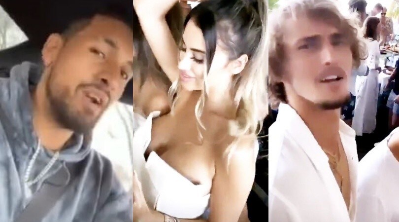 Scandalo Zverev, altra festa. Kyrgios: "Ma perché non ti rinchiudi con la tua ragazza"