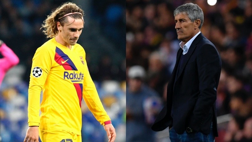 Caso Griezmann al Barcellona. Setien: "Non gli chiederò scusa"