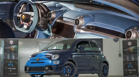 Ferrari GTC4 Lusso e Abarth 595 Competizione all'asta benefica di Lapo Elkann