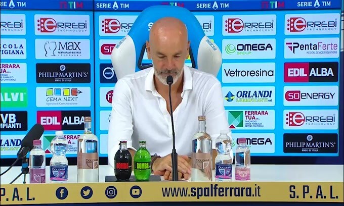 Milan: la delusione di Pioli, testate sul microfono