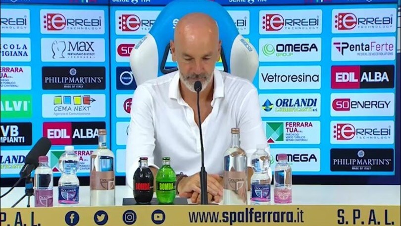 Milan: la delusione di Pioli, testate sul microfono