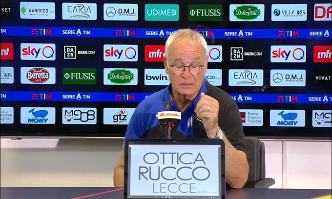Ranieri: "Rientro vicino per Quagliarella"