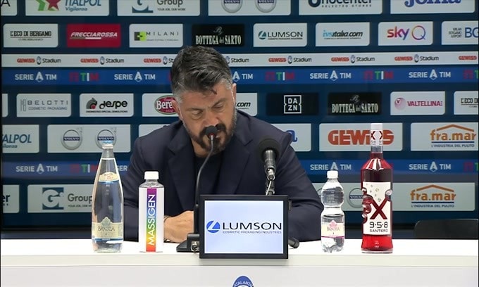 Gattuso: "Fanno piacere le parole di Gasperini su di me"