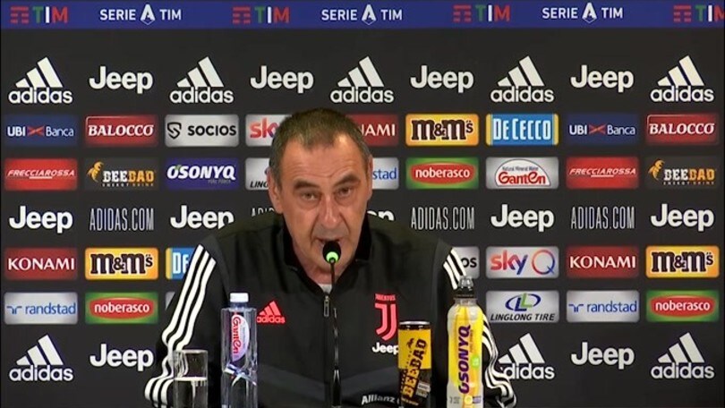Sarri: "Chiellini in gruppo dopo il derby"