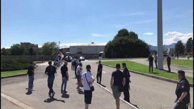 Juve-Torino, il pullman bianconero arriva allo stadio