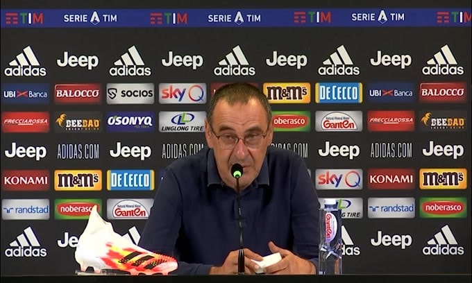 Sarri su Buffon: "In spogliatoio tutti in piedi e un grande applauso"