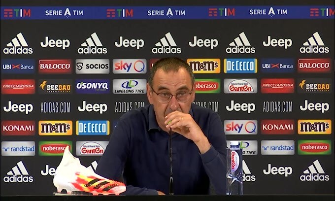 Sarri: "La Juve può ovviare alle assenze di De Ligt e Dybala"