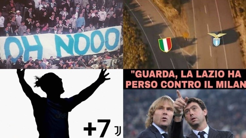 Il Milan "avvicina" la Juve allo Scudetto: le ironie sui social