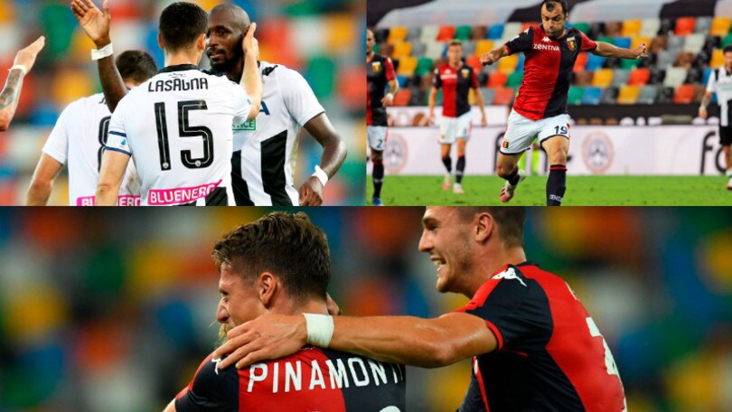 Pandev e Pinamonti regalano un pari in extremis al Genoa